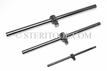 #10690 - 12" x 1/2DR Stainless Steel Sliding Head Power/Breaker Bar. 1/2 dr, 1/2dr, 1/2-dr, stainless steel, power bar